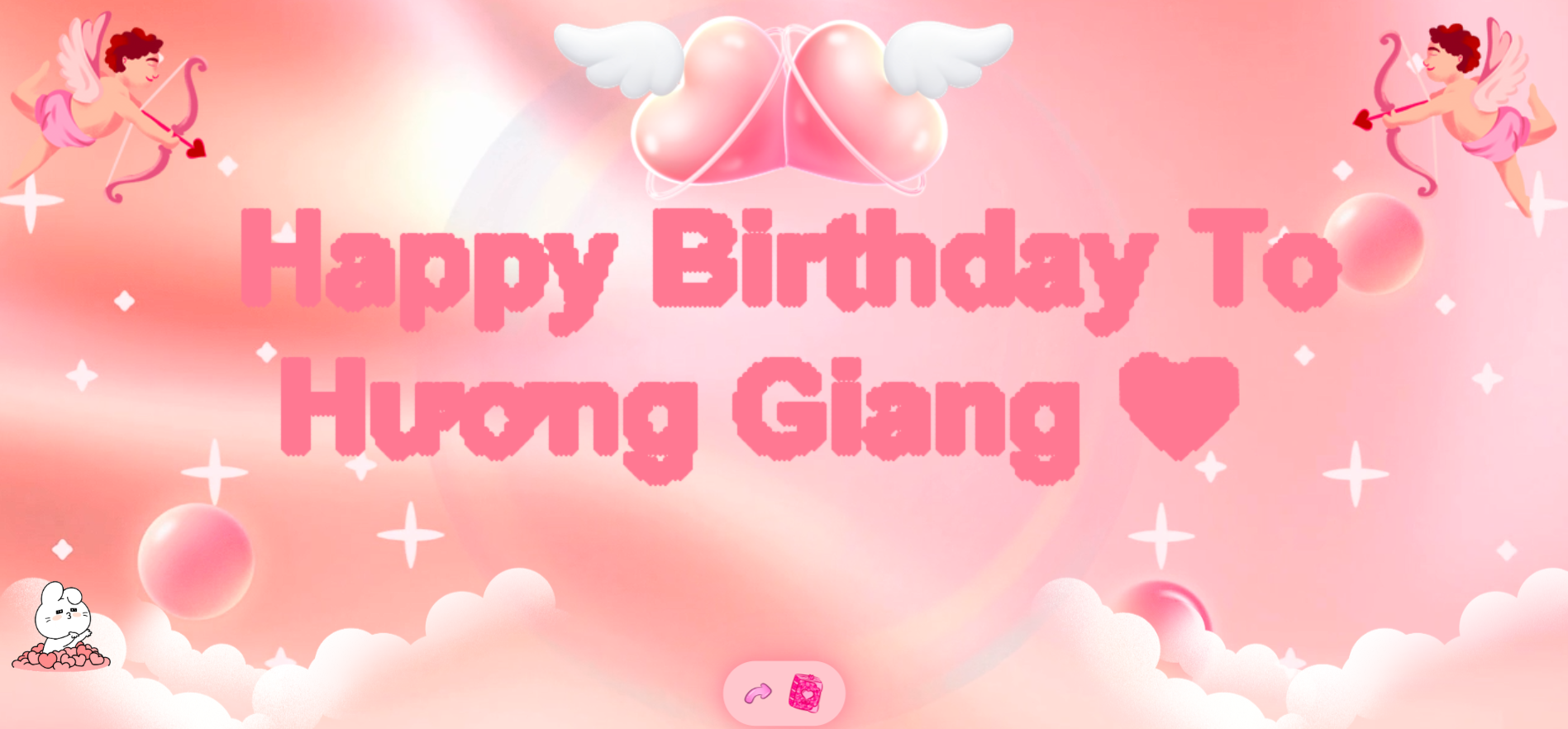 Mẫu web quà sinh nhật Happy Birthday cổ điển Giftory