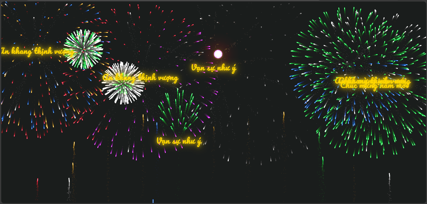 Mẫu web chúc Tết Happy New Year miễn phí Giftory